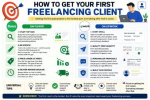 how to get your first client?