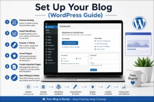 Set up your blog with wordpress