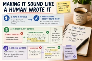 Making It Sound Like a Human Wrote It