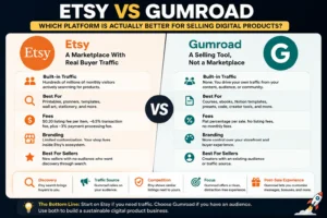 Etsy vs Gumroad – Which Is Better For Digital Products