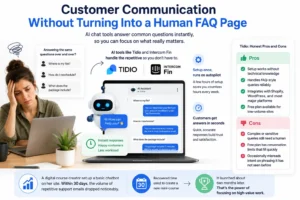 Customer Communication Without Turning Into a Human FAQ Page