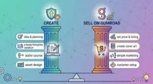 create and sell on gumroad